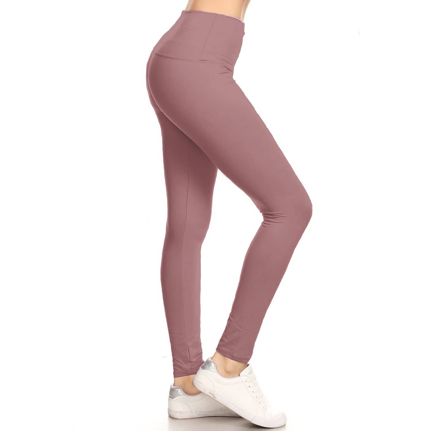 Leggings Depot - Wholesale Fashion Leggings - Women's - 5" Yoga Band Buttery Soft High Waist Leggings17