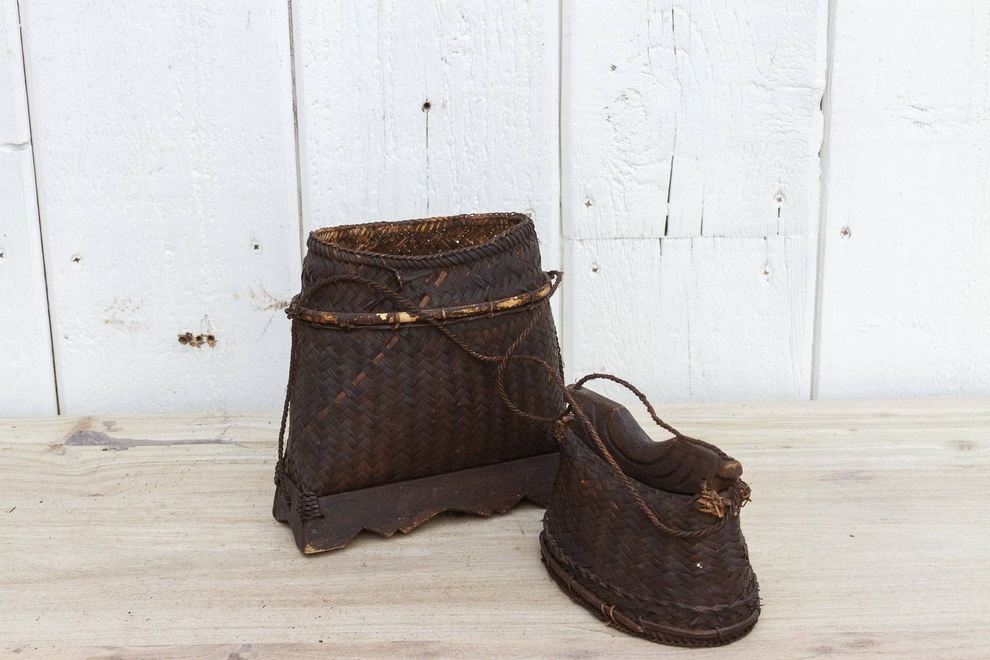 De-cor - Wholesale Basket - Mid 20th Century Thai Tribal Basket3