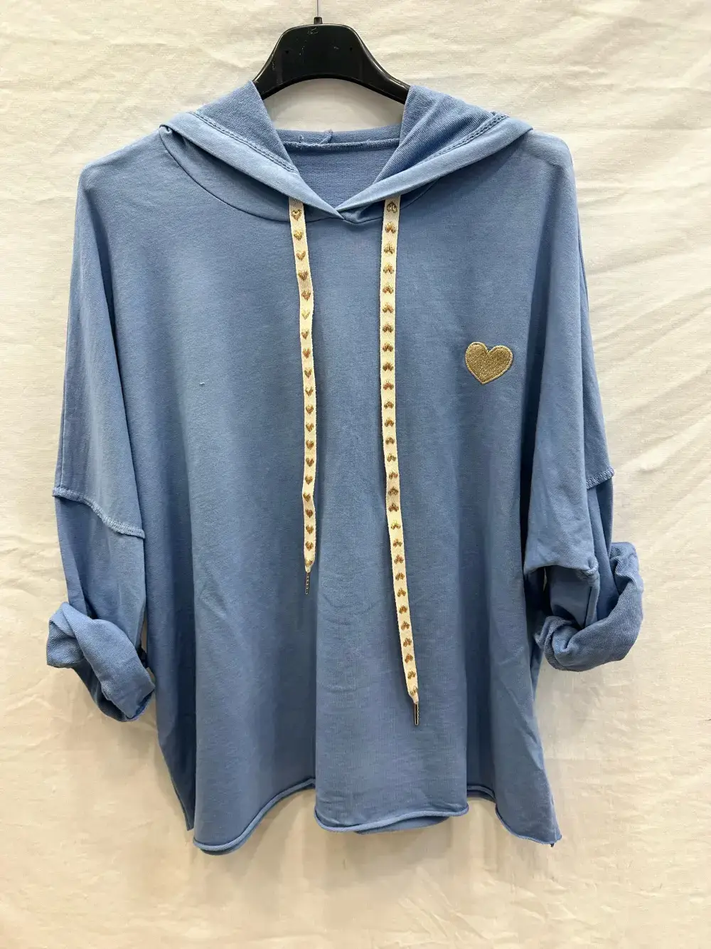 Mimi & Gogo - Wholesale Hoodie - Women's - Embroidered heart hoodie @9020_SweatCoeur12