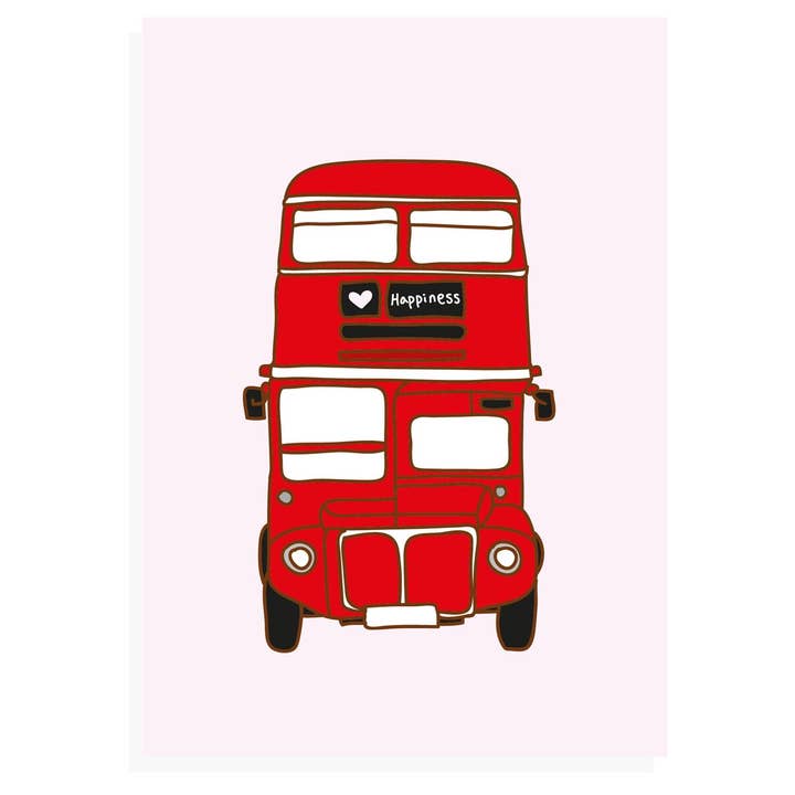 London Bus Card for wholesale by Kelci London
