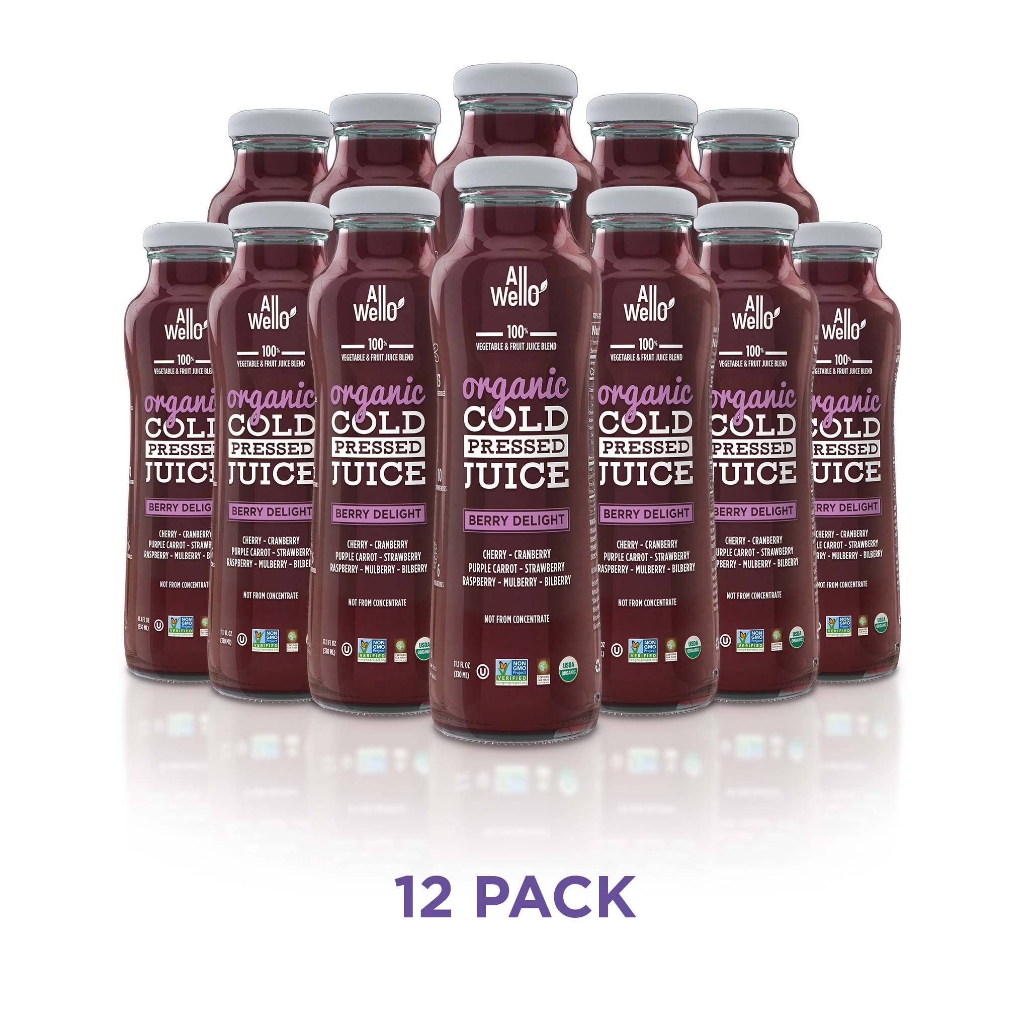 AllWellO - Wholesale Wellness Juice/Tonic - Organic Cold-Pressed Berry Delight Juice1