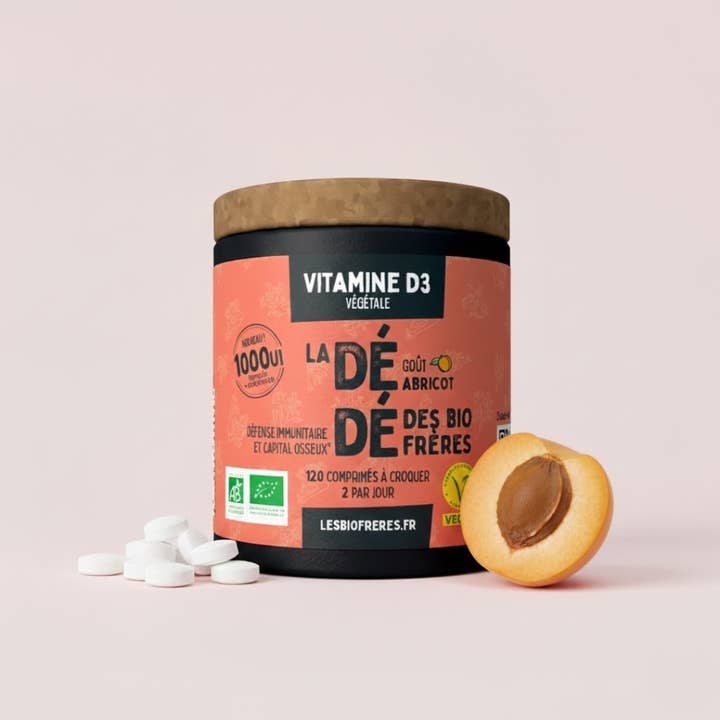 Vitamine D3 Bio - Dédé Abricot - 120 Comprimés pour la vente par LES BIO FRÈRES