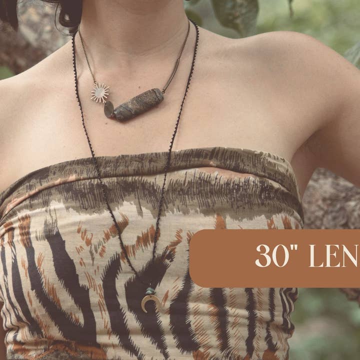 Arid Collective - Wholesale Pendant/Charm Necklace - Crochet Silk + Bead Necklaces | Reiki Infused | Handmade6