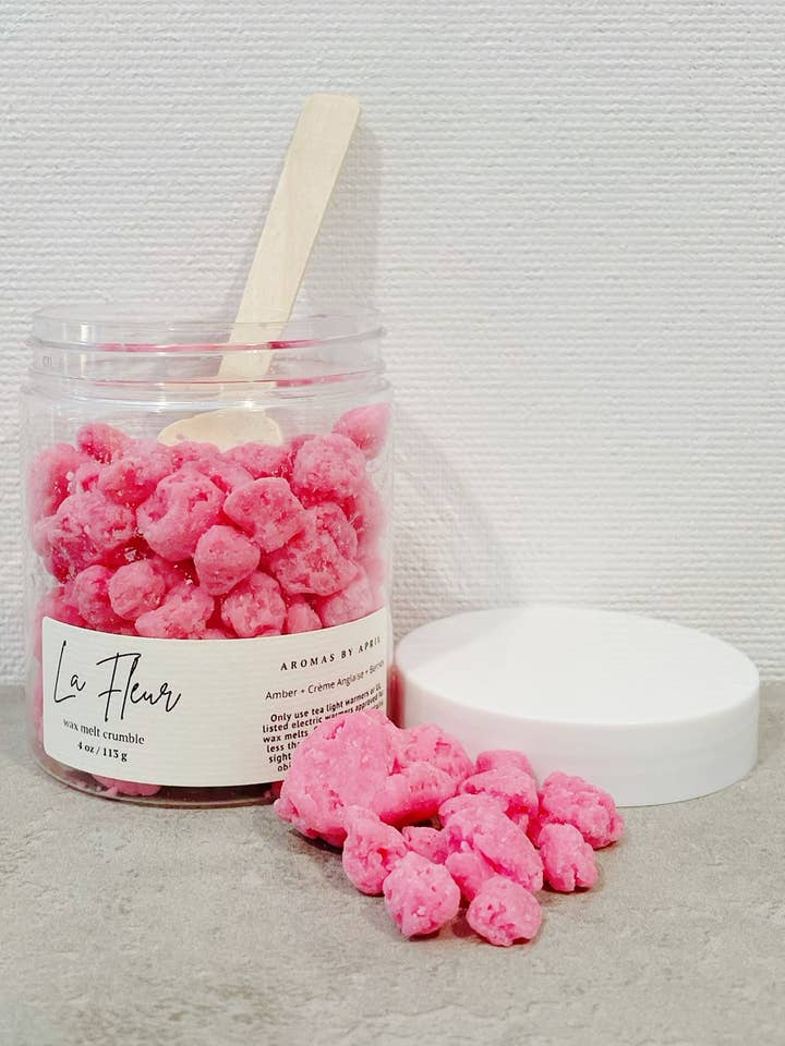 La Fleur voks smelte smuldre for engroshandel hos Aromas By April