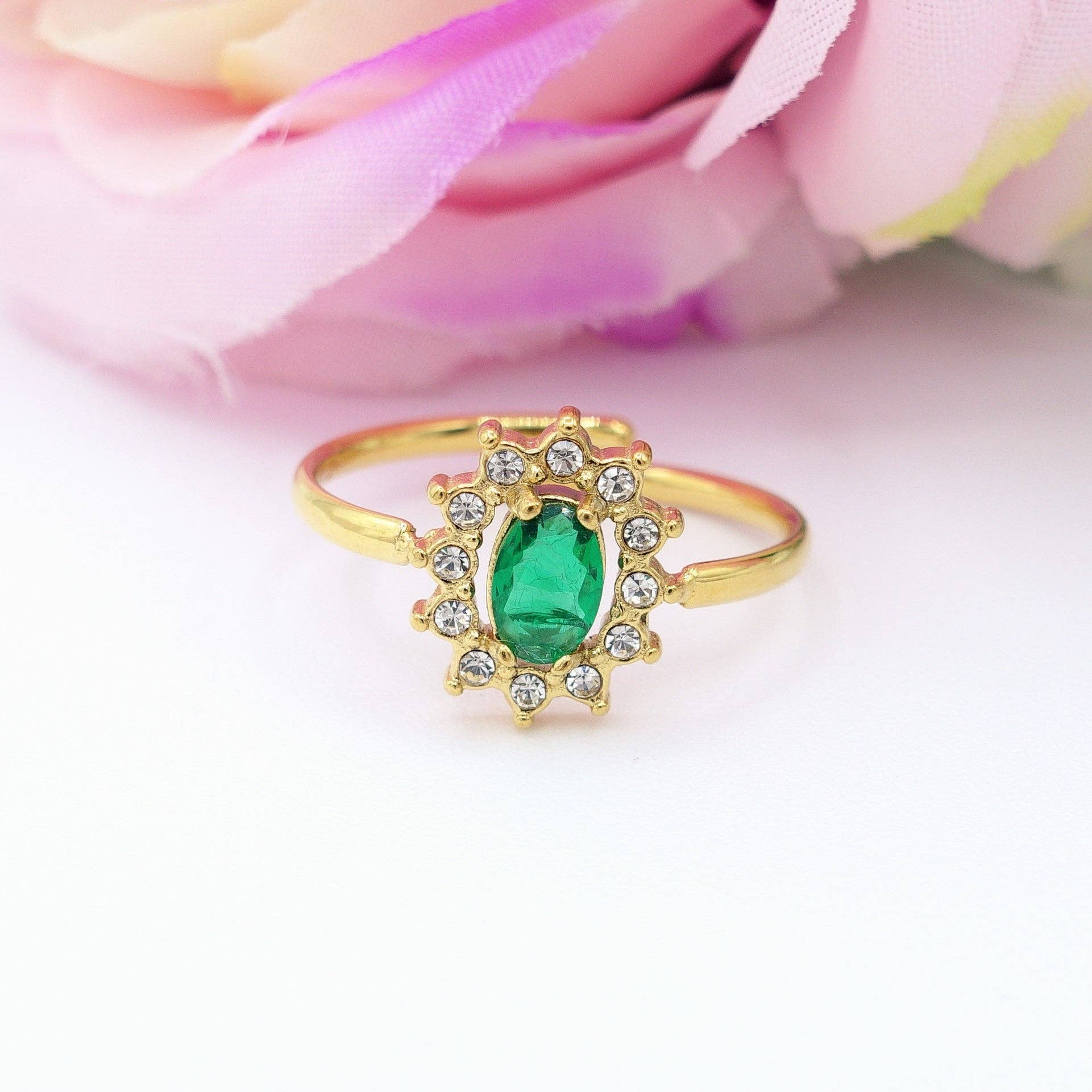 Daemon srls - Wholesale Multi-Stone Ring - KATE ~ Anello in ACCIAIO INOSSIDABILE  con Cubic ZIRCONIA2