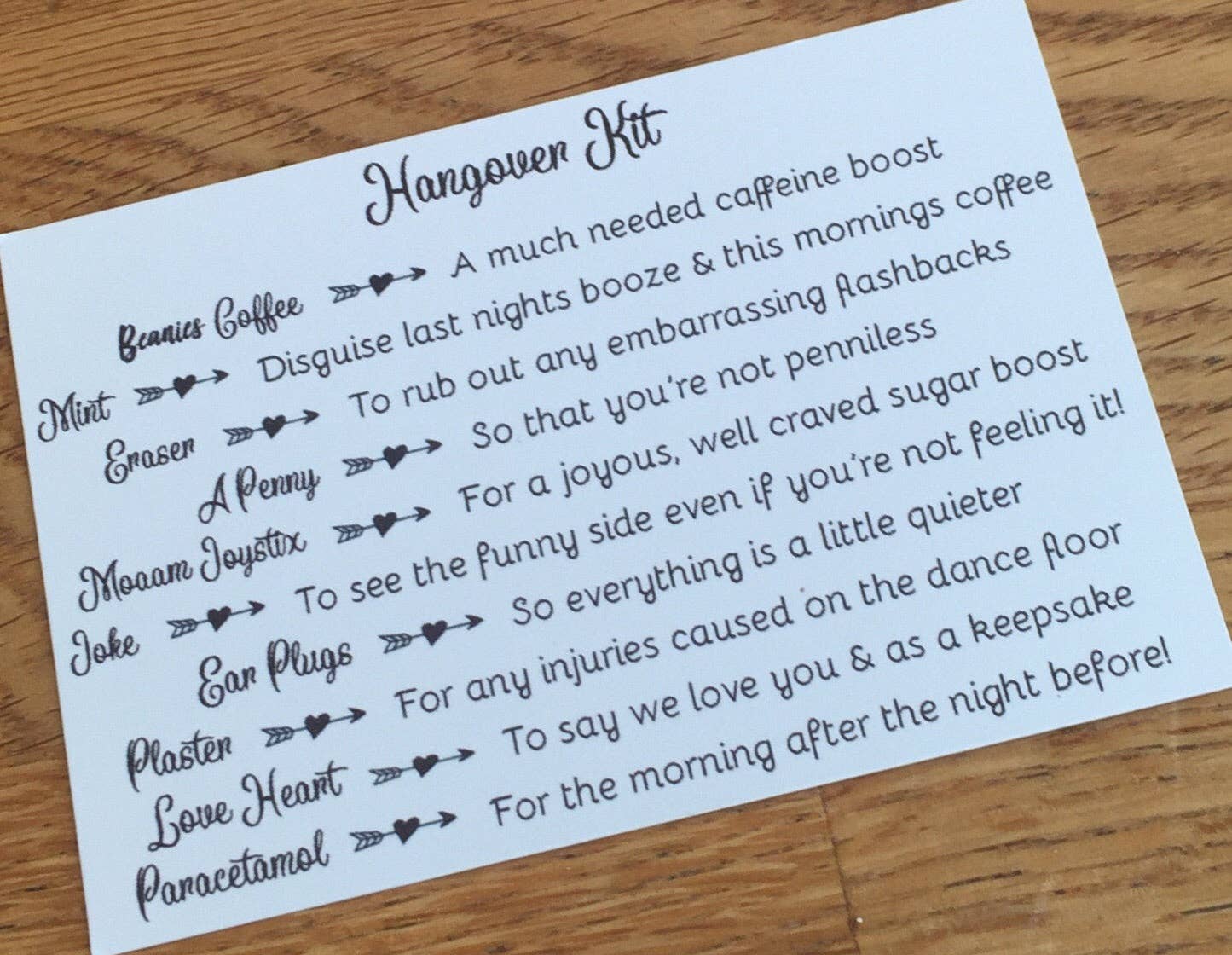 Mermaid Marys – wholesale Party favour bag/box – Hangover Survival Kit Wedding Favour Boxes & Sleeve4