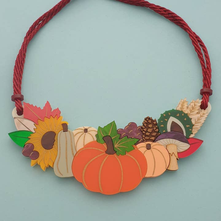 Autumn Harvest Necklace for wholesale by Sugar and Vice