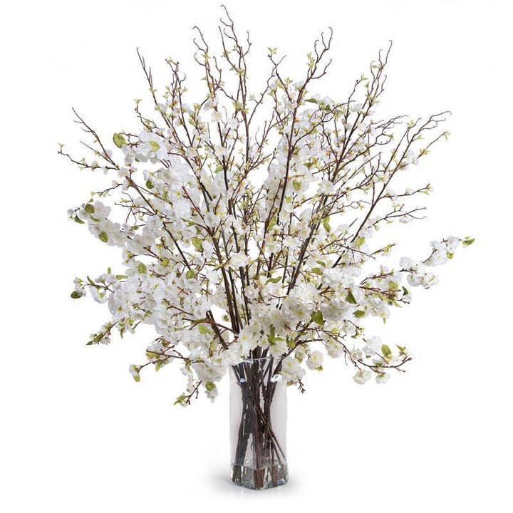Cherry Blossoms Arrangement 54"H for wholesale by New Growth Designs