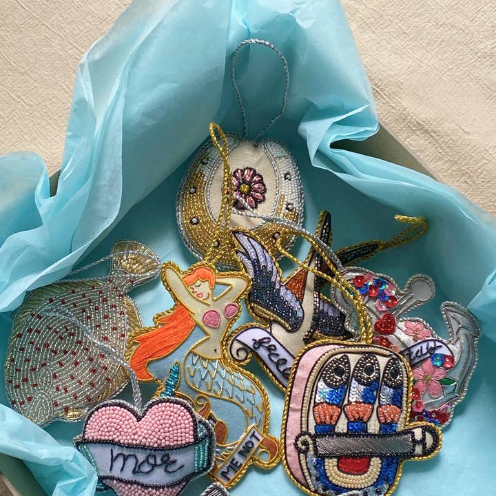 Tinytiny.dk - Wholesale Christmas Decoration - Handmade ornament Horseshoe - LUCKY1