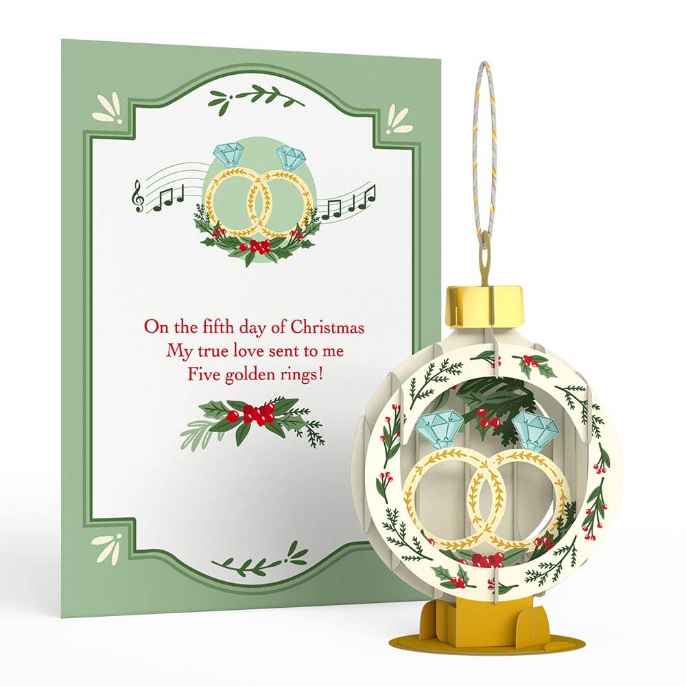 Lovepop Cards - Wholesale Christmas Card - 12 Days of Christmas Merry Ornament Set8