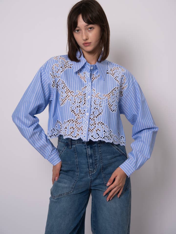 CAMICIA AYAMA LS- 57W225S per la vendita all'ingrosso da parte di RD Style