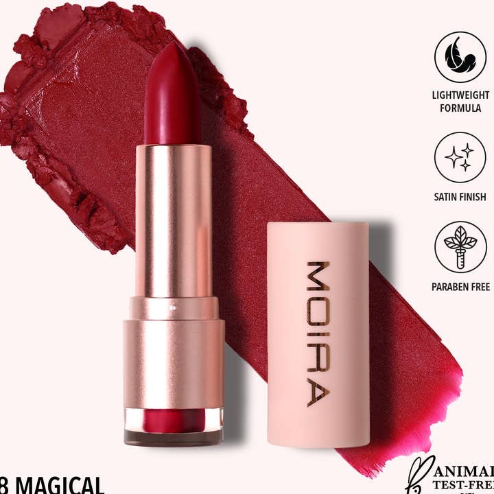 Moira Cosmetics – Batom por atacado – Batom Lip Goddess (018, Mágico)0
