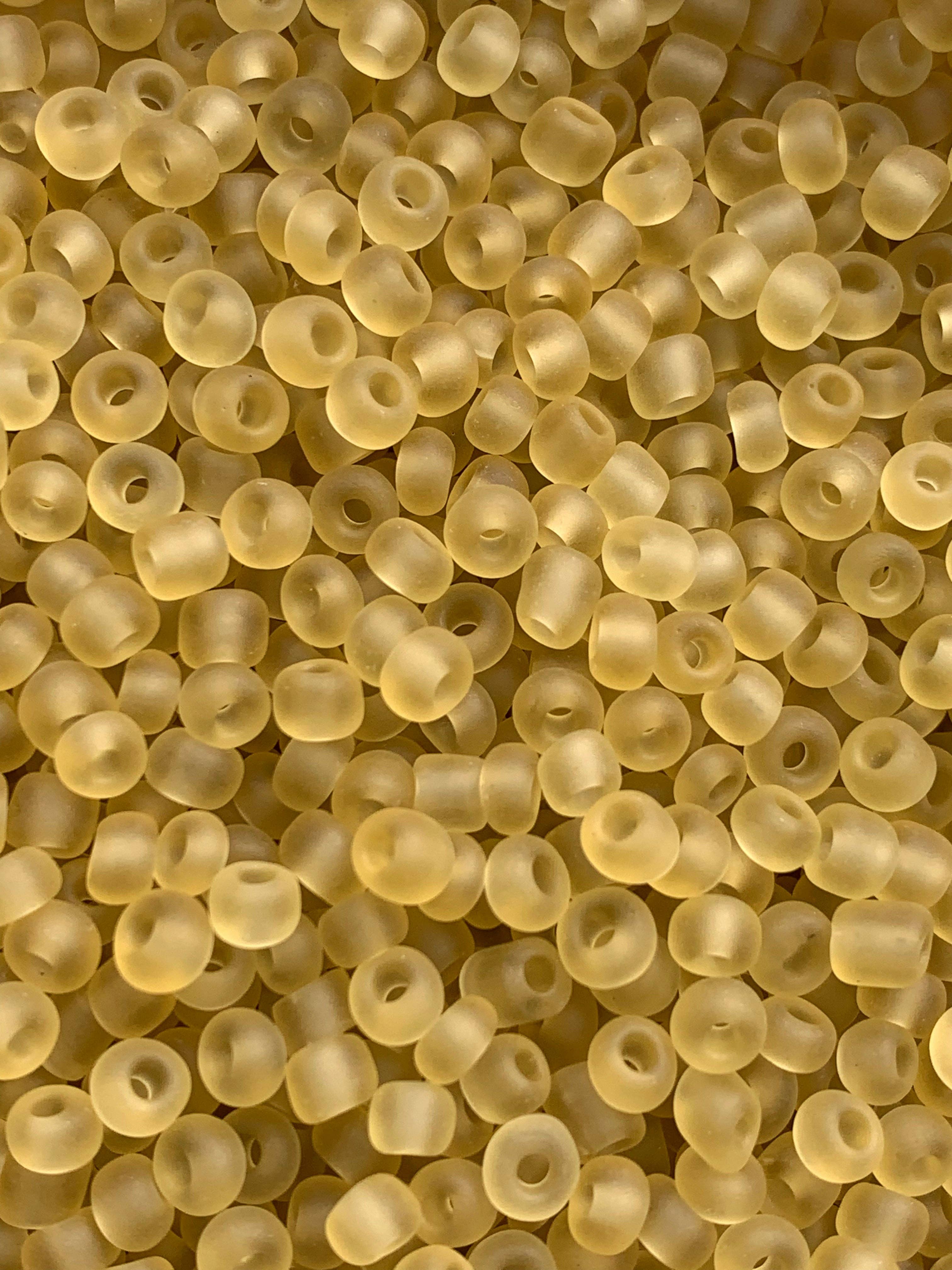 MaddieMayShop - Vendita all'ingrosso Perline - Perline in vetro Frost, perline in vetro da 6 m, perline sfuse0