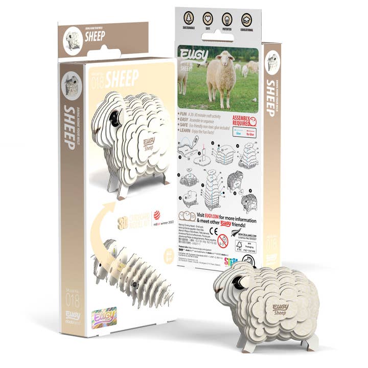 EUGY Sheep 3D Puzzle for wholesale by Safari Ltd.