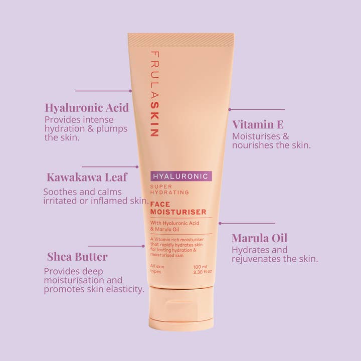 FRULA BEAUTY (The Clean Beauty Company Limited) - Wholesale Facial moisturiser - Hyaluronic Super Hydrating Moisturiser2