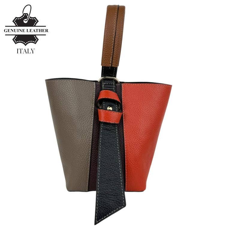 Chenson & Gorett - Wholesale Top Handle Bag - Women's - Multicolor and Exclusive Leather Bag with Women's Inner Bag1