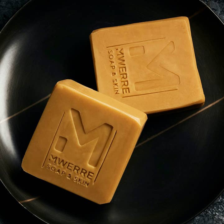 Indigene Gelbe Ocker-Tonerde-Seife für den Großhandel von MWERRE