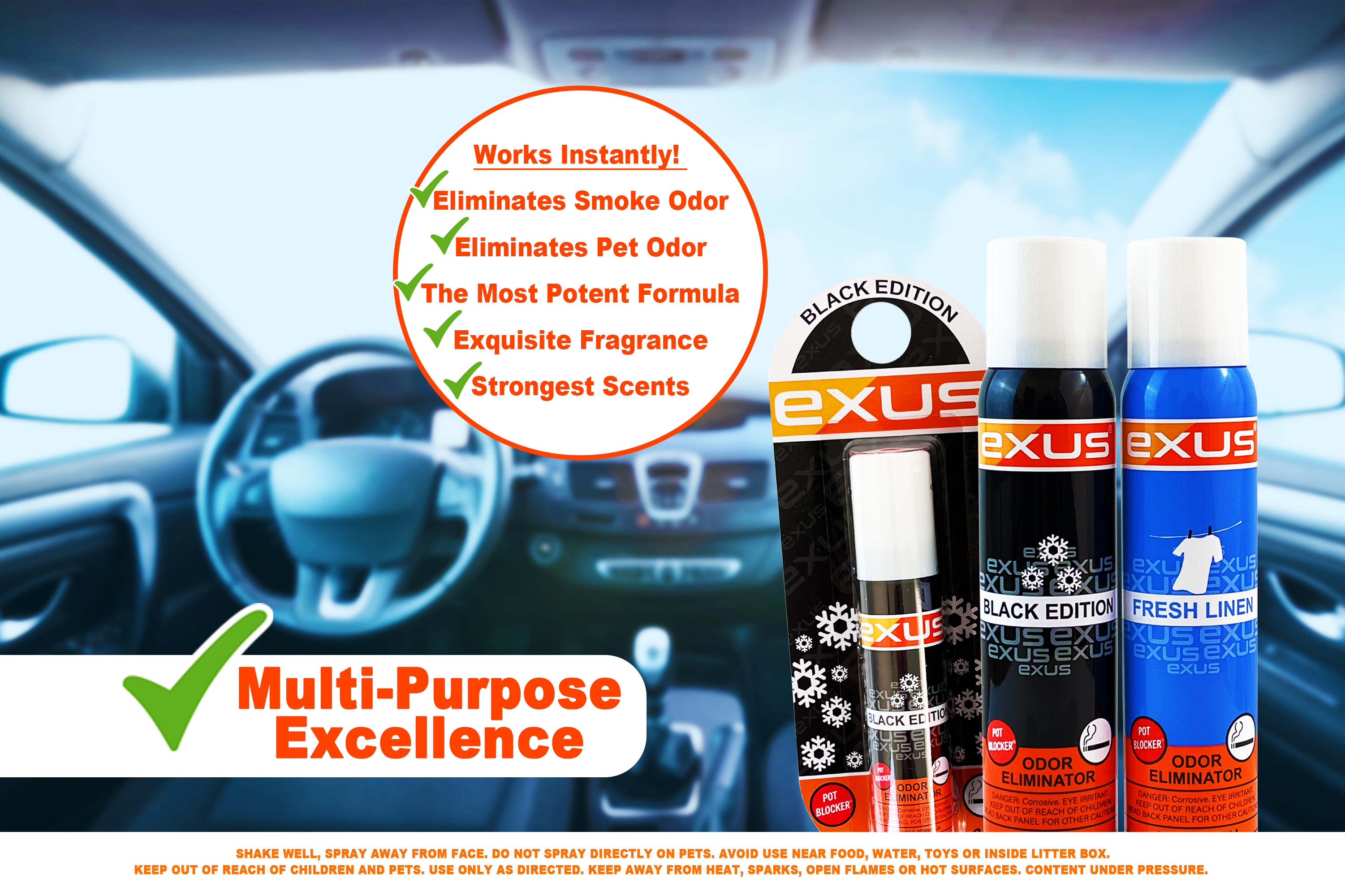 Exus & co - Wholesale Air Freshener - Exus & Co (8 units) Odor Eliminator - Pot Blocker3