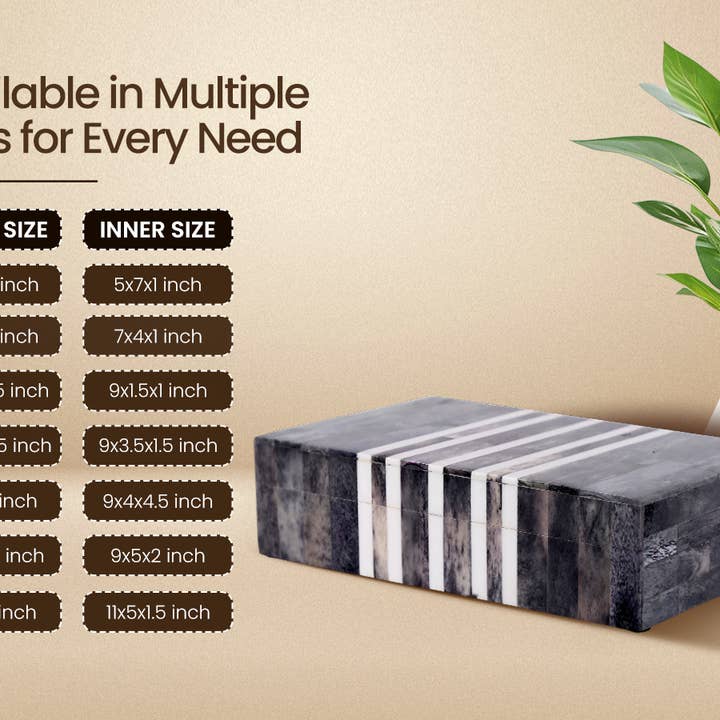 Handicrafts Home - Wholesale Decorative Box - Patisserie Cafe Bone & Resin Inlay Decorative Storage Box