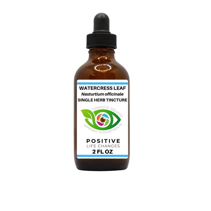 Positive Life Changes, LLC - Wholesale Tincture - Watercress Leaf Single Herb Tincture