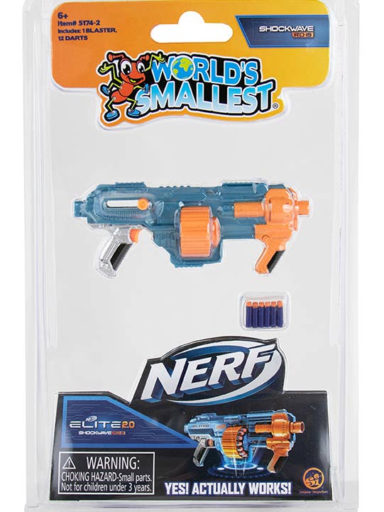 World’s Smallest Nerf Elite 2.0 Blasters Assorted for wholesale by Super Impulse USA