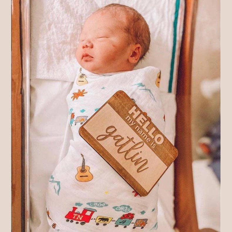 Little Hometown - Wholesale Swaddle - Baby - Tennessee Baby Muslin Swaddle Receiving Blanket7