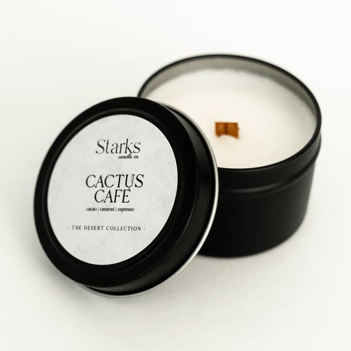 Starks candle co. - Wholesale Travel Candles - Cactus Cafe Tin Candle 0