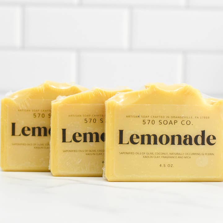 570 Soap Company – Engroshandel Sæbestykke – Sun-Kissed Lemonade Bar Sæbe