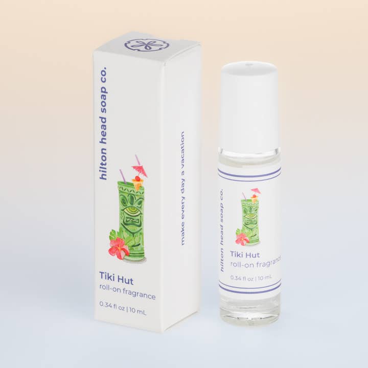 Tiki Hut™ Roll-On Fragrance for wholesale by Hilton Head Soap Co.