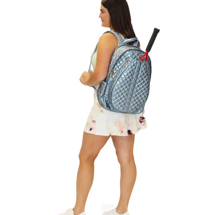 Lemonbella - Wholesale Sports Bag - Unisex - Lemonbella Frosted Sky Tennis Backpack Court1