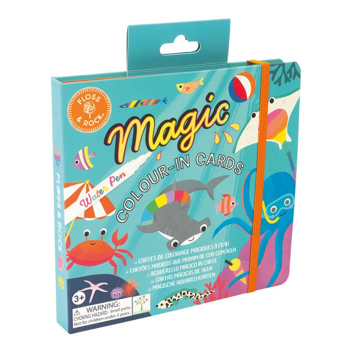 Magic Color Changing Water Cards - Ocean for wholesale by Floss and Rock - UK/EU