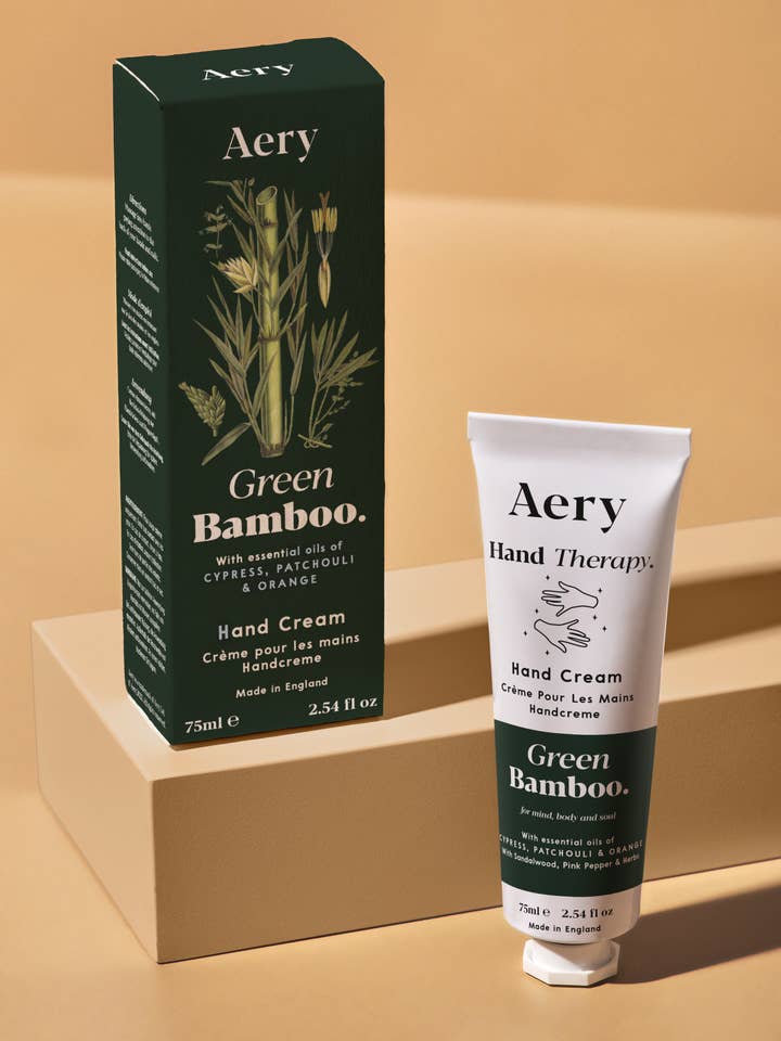 Green Bamboo Hand Cream for wholesale by Aery Living