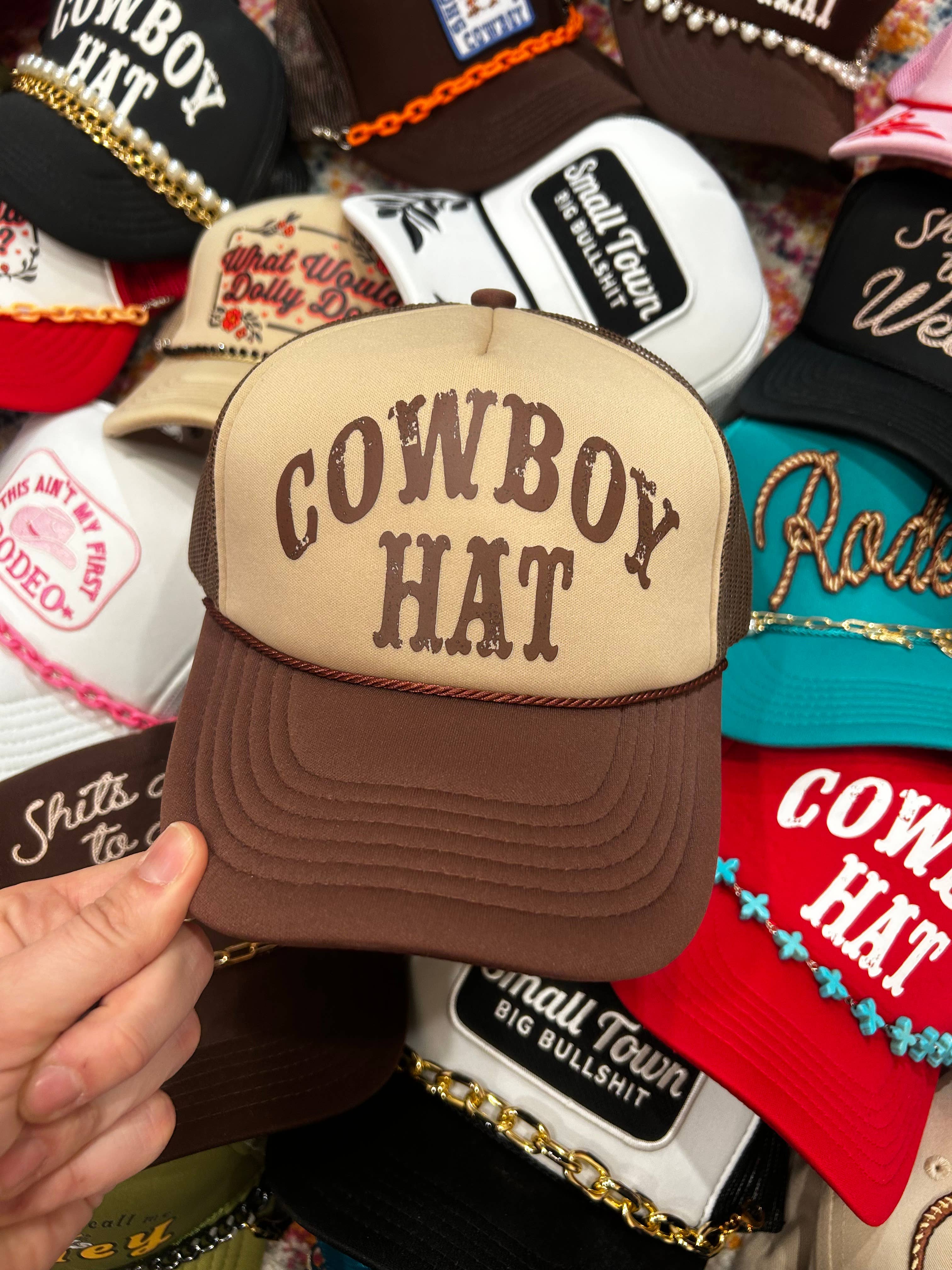 Vibes Hat Company – Engroshandel Trucker hat - Dame – Cowboy Hat Trucker 2 | Vestlig kasket | Rodeo-hat | Cowgirl0