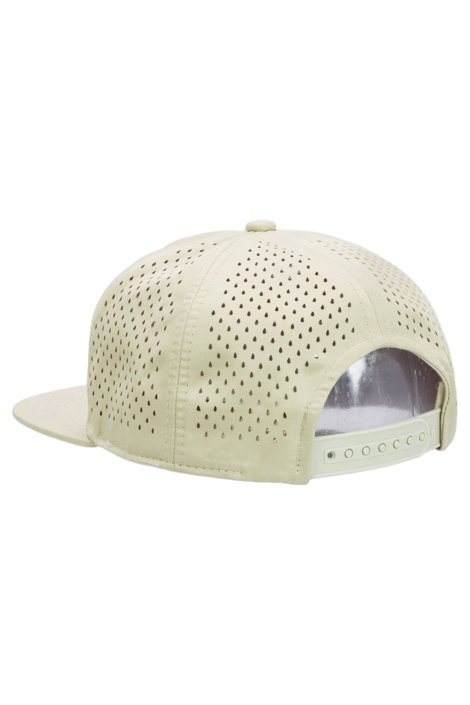 Cap Zone - Wholesale Flat Brim Cap - Unisex - Five Panel Unstructured Polyester Perforated Snapback21