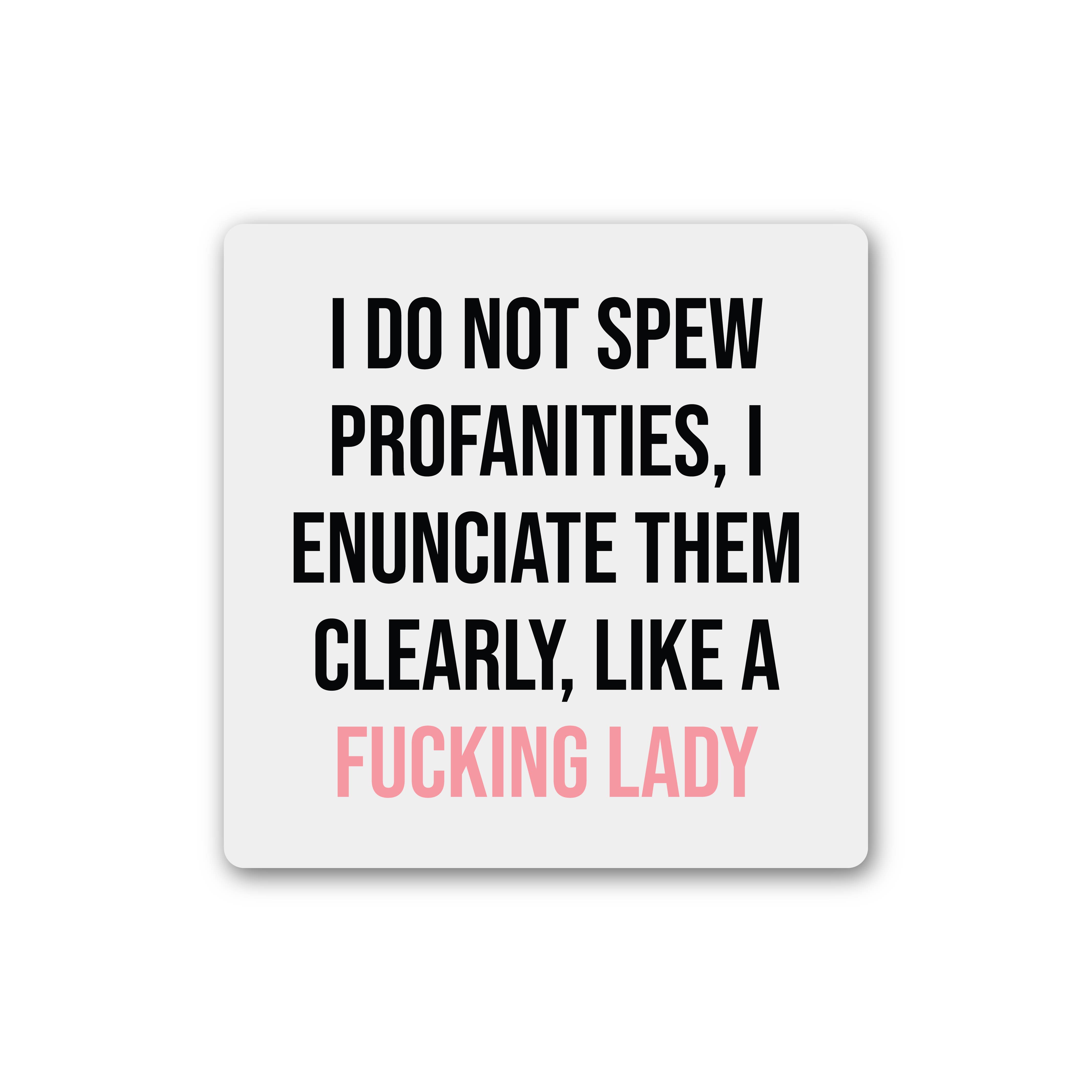 Knotty Design Co. - Wholesale Magnet - Like A Fucking Lady Magnet