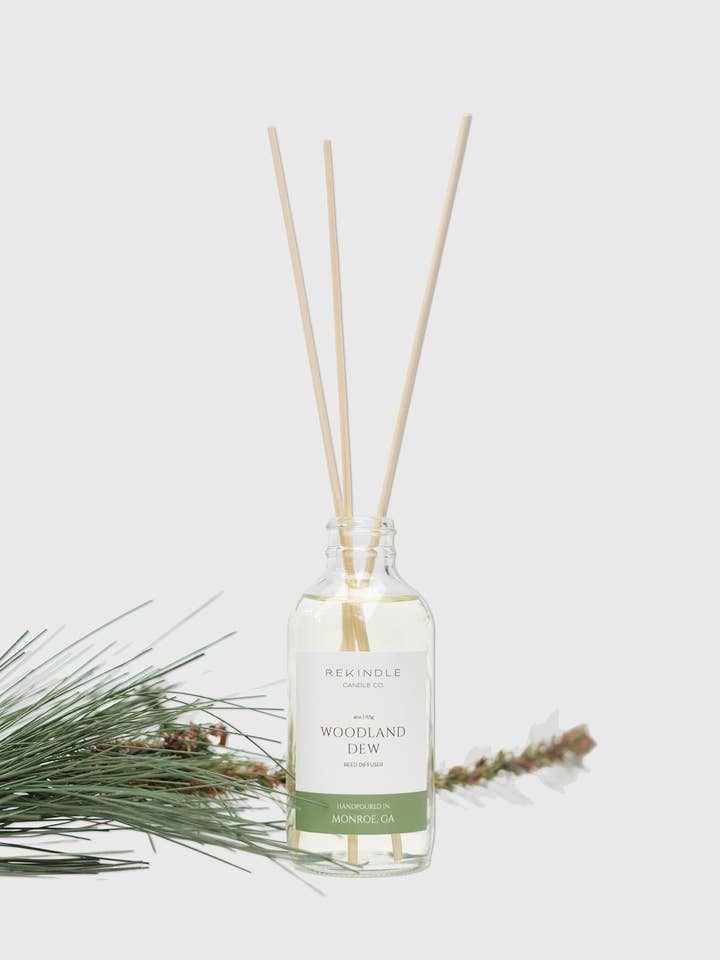 Diffuseur de Parfum Roseau Rosée des Bois pour la vente par Rekindle Candle Co