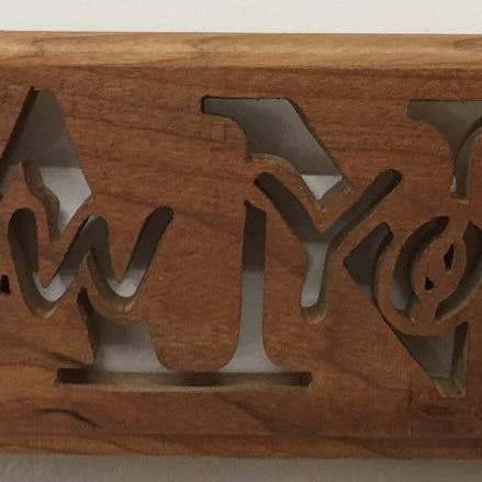 Plaque des New York Giants pour la vente par Rocking-F-Woodworks