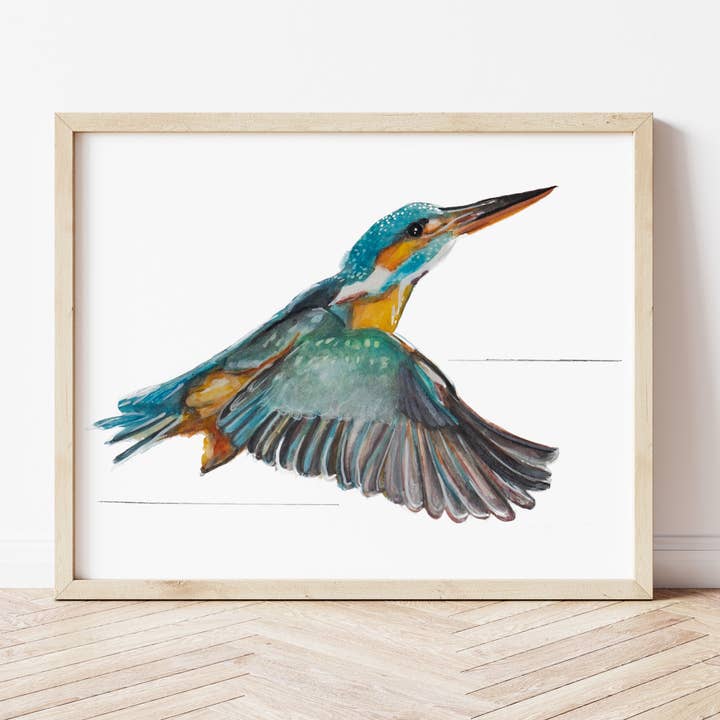 Eisvogeldruck A4 und A3 für den Großhandel von Studio Angelart