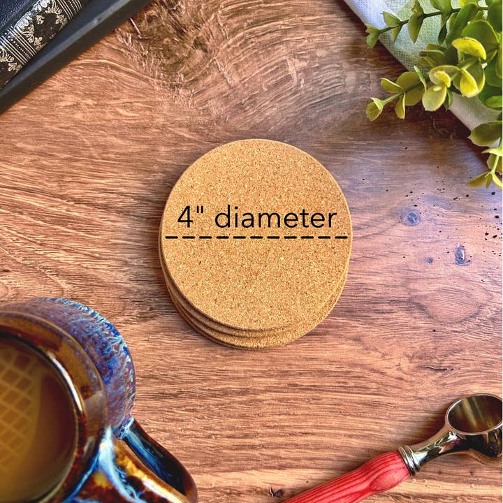 The Lillie Pad - Wholesale Coasters - Custom Lake Map Cork Coasters - Lake Decor and Gifts4