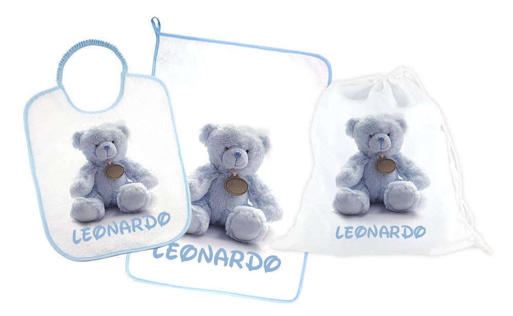 Almatex srl - Wholesale Toy Set - Kids - COCCOLOSO 3-piece kindergarten set personalized with your name6