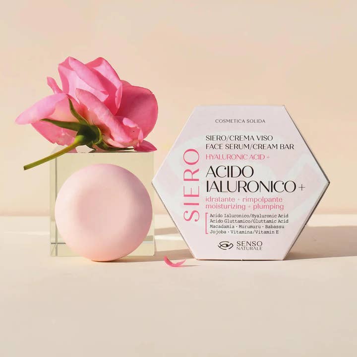 Hydrating Face Solid Serum Hyaluronic Acid - for Normal Skin for wholesale by SENSO NATURALE