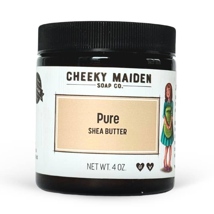 Pure Unrefined Shea Body Butter - Fragrance-Free for wholesale by Cheeky Maiden Soap Co