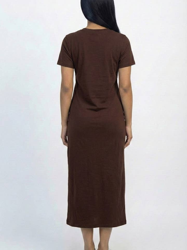 CAPELLA APPAREL - Wholesale Dress - Women's - Side Pocket Tee Dress11