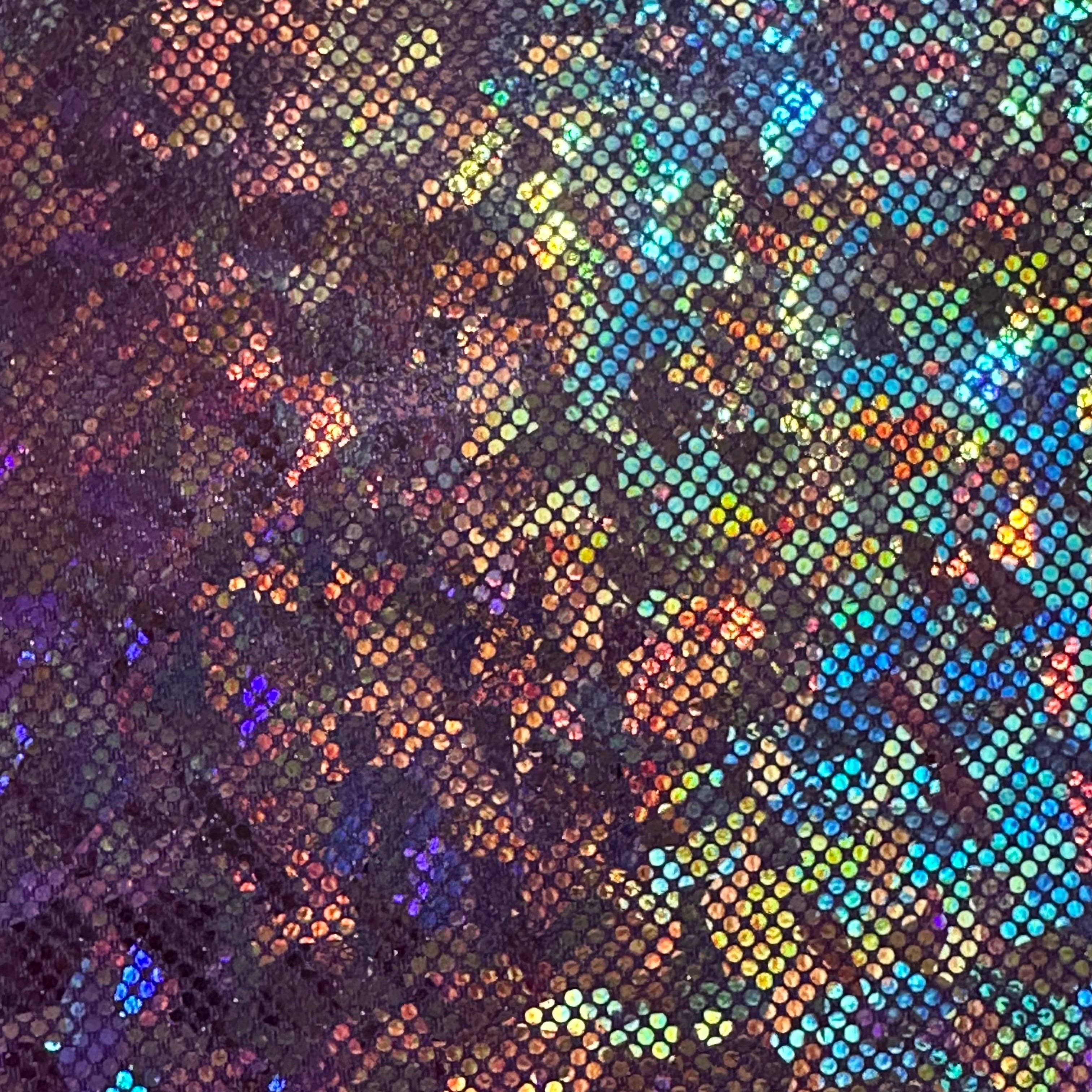 Spandex palace - Venta al por mayor Tela - Tela de nailon y elastano con diseño de holograma de cristal roto: realza tu estilo con un toque contemporáneo | Spandex Palace26