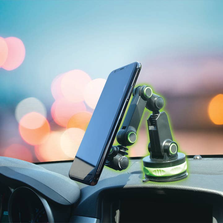 Novelty Brands - Wholesale Phone/Tablet Stand - Phone Mount Magnetic Mount and Suction Cup Base- 4/Display6