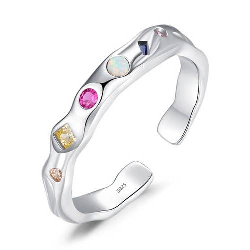 Prism Tides Open Ring ✦ Joyful Drift for wholesale by Romilt London