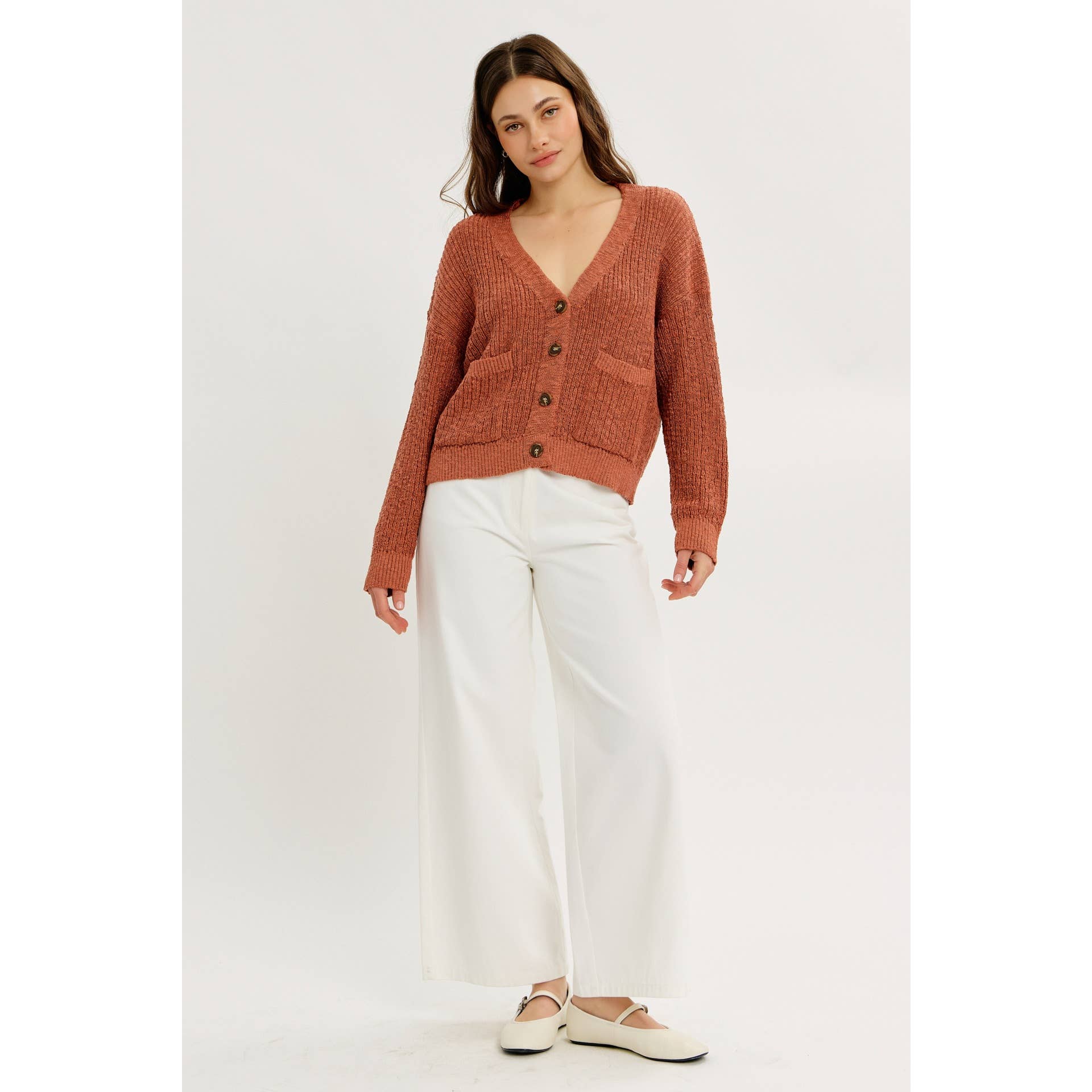 idem ditto – Engroshandel Cardigan - Dame – Ubesværet cool løs sweater-cardigan med lommer10