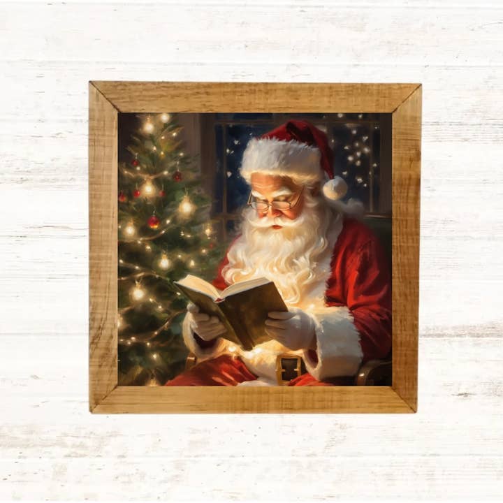 Christmas Santa Framed Print for wholesale by Blooms By E. Marie