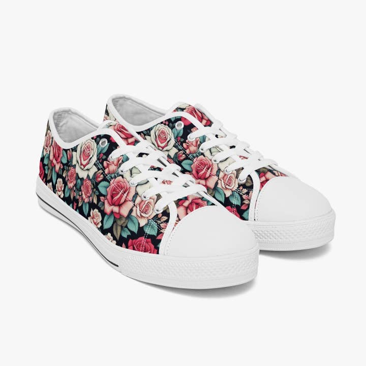 Belles chaussures en toile basses Rose #3.0 pour la vente par Oh Pote