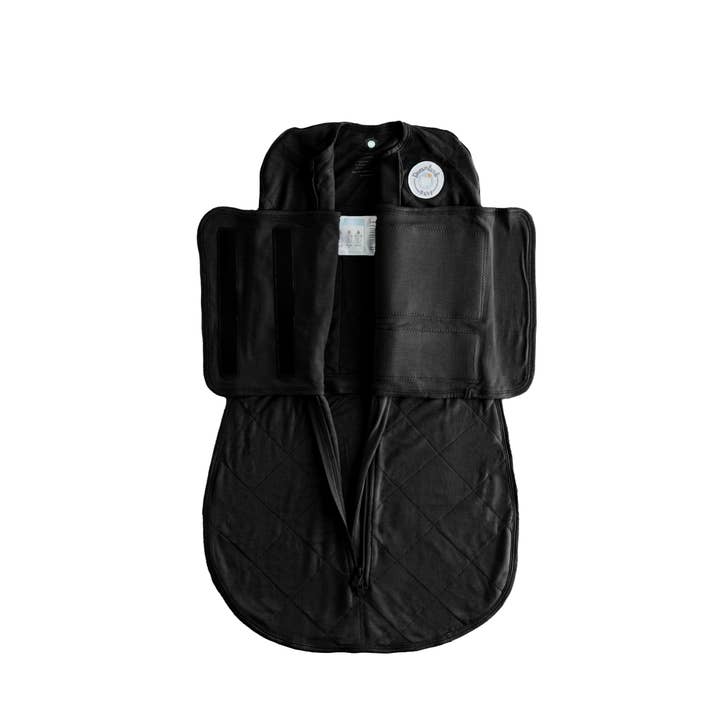 Bamboo Classic Swaddle (Non-weighted) - Midnight Black for wholesale by Dreamland Baby